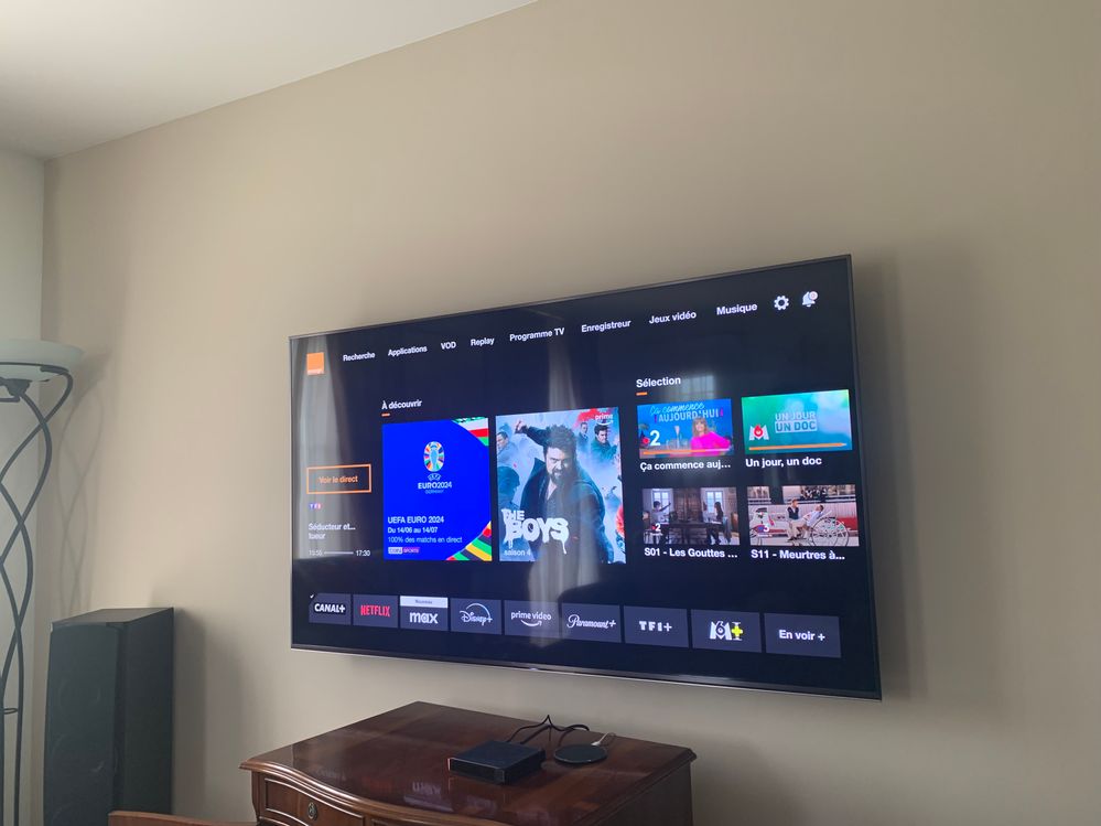 Avec le décodeur livré ce matin, l’autre effectivement debranché