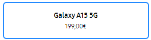 Prix Samsung