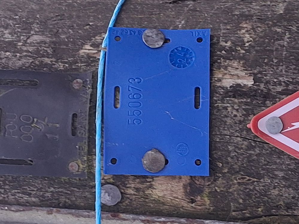 Numéro du poteaux en question