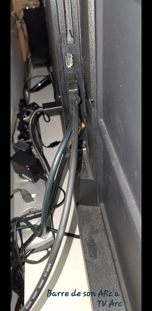 Barre de son ARc hdmi à Arc Hdmi sur TV LG 4K