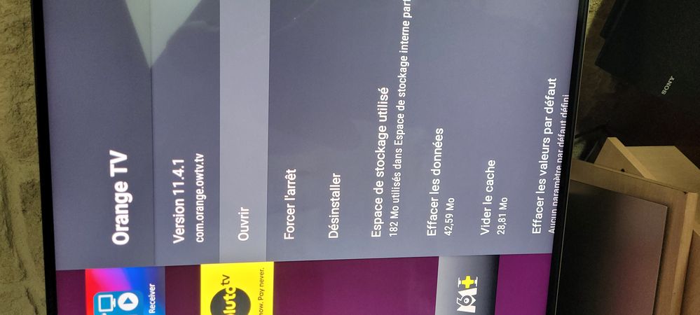 Version appli Orange tv connectée