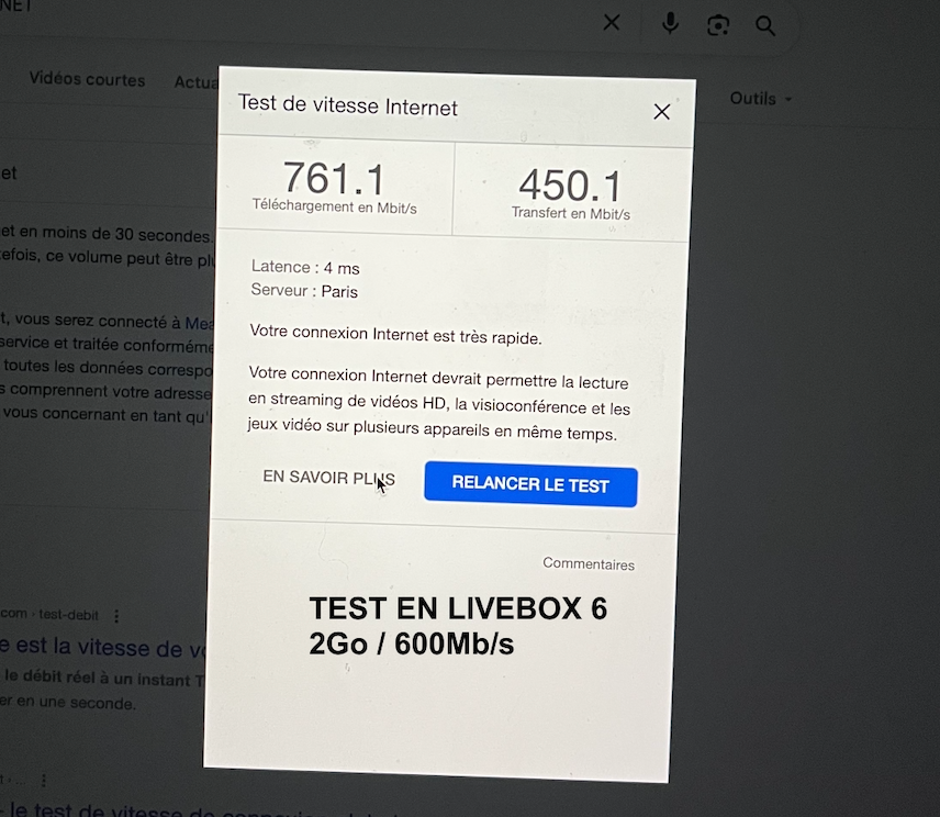 Livebox 6 2Go / 600Mb