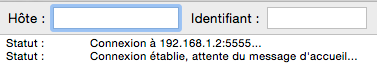 connexion réussie avec FileZilla