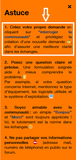 Créer un nouveau sujet  sur le forum