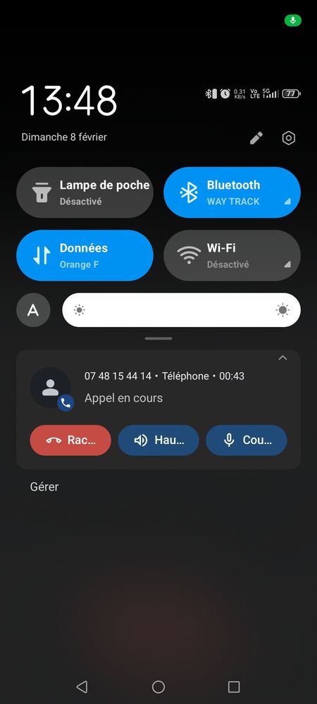 Voici la simulation avec le t&eacute;l&eacute;phone de ma femme