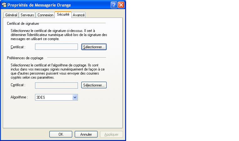 échec De La Connexion Depuis Le Serveur Imap.orange.fr