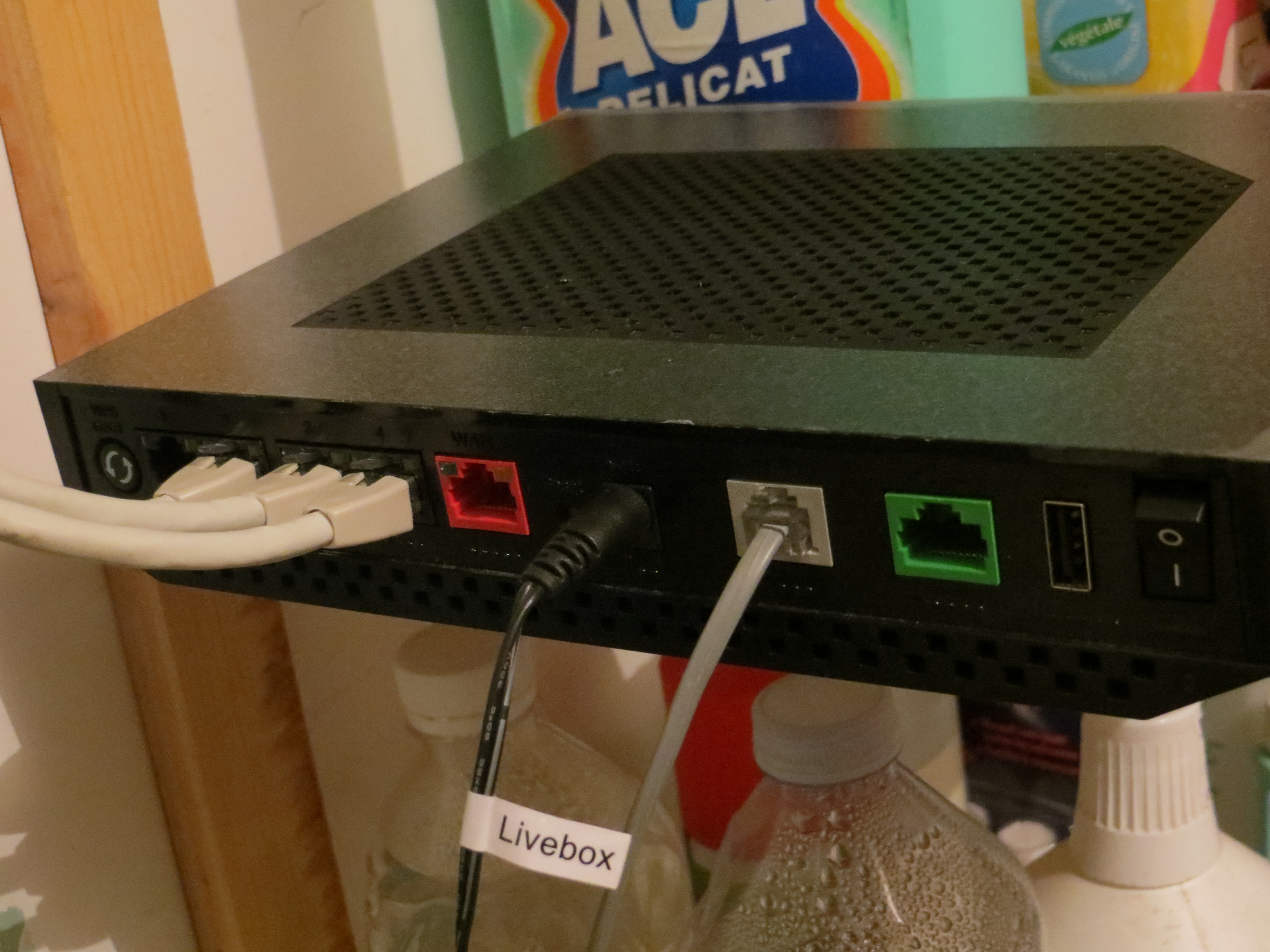 Connection livebox avec le tableau DTI Communauté Orange