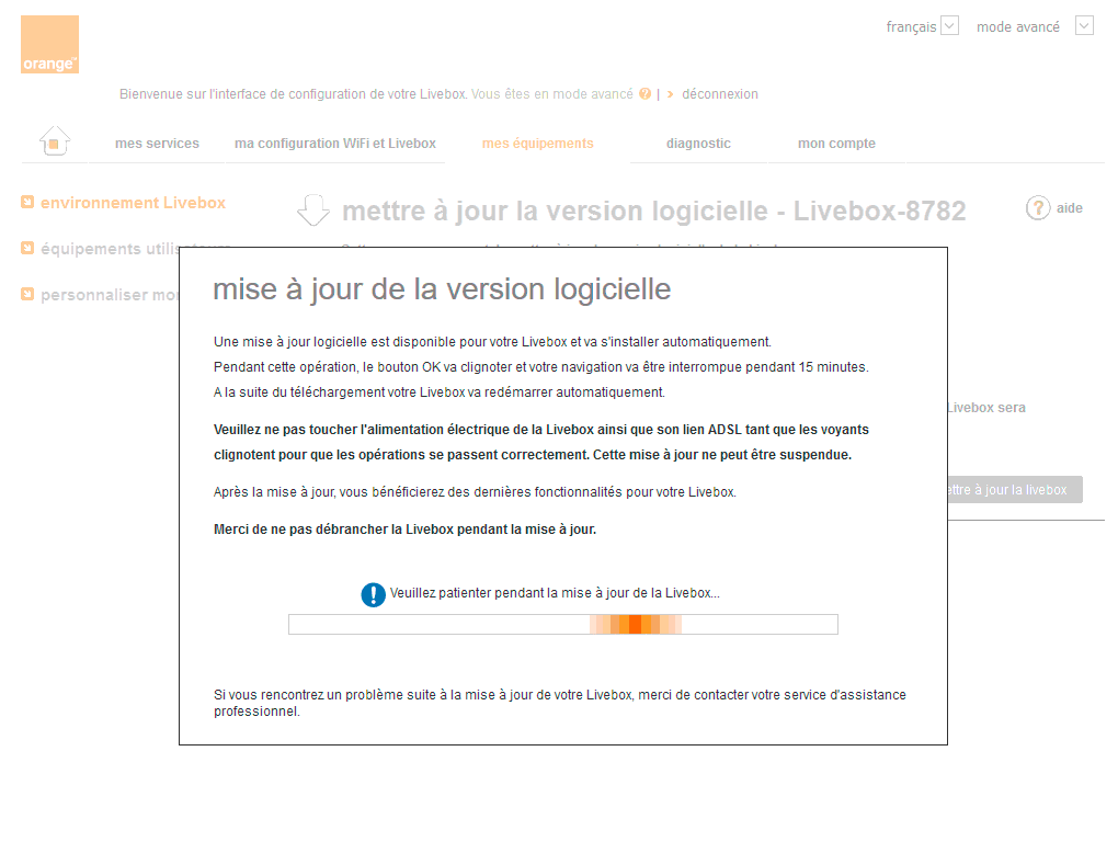 Orange Livebox Pro v3 Update