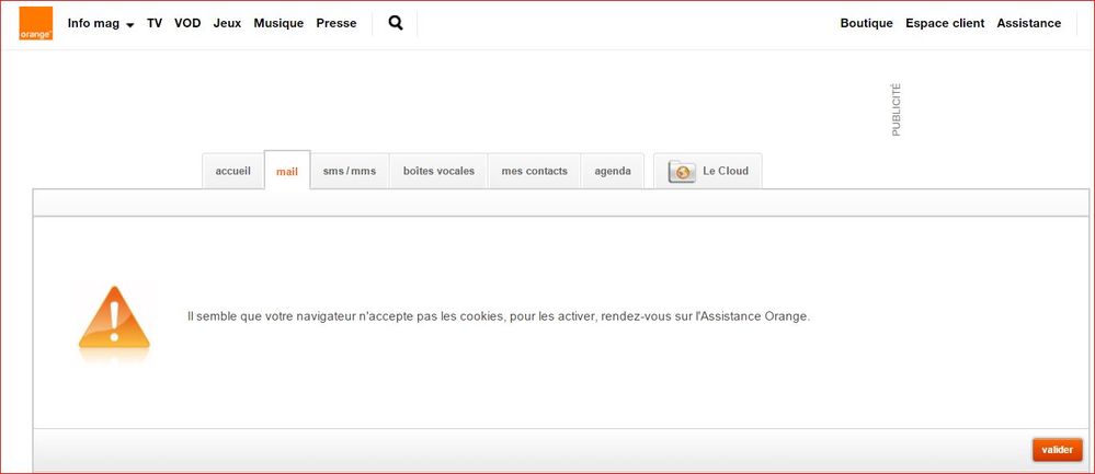 problème de cookies