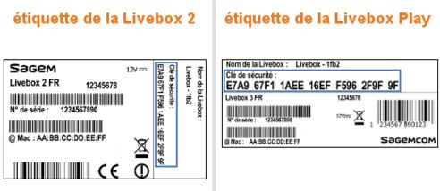 Résultat de recherche d'images pour "étiquette code wifi livebox 4"