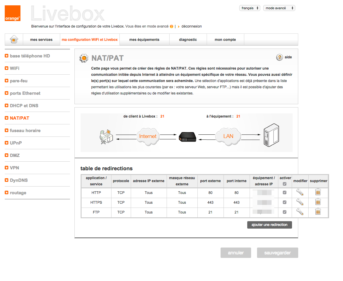 Résolu Comment accéder deux server different de l'extérie