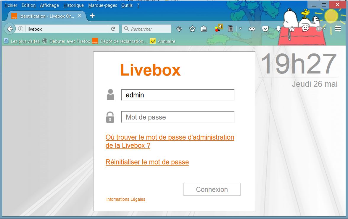 Retrouver le mot de passe admin d'une Livebox 4 sa... Communauté Orange