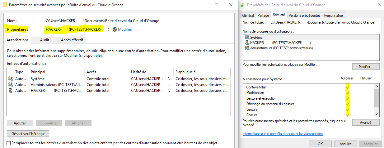 screenshot droits NTFS Dossier Boite Envoi Cloud Orange.PNG