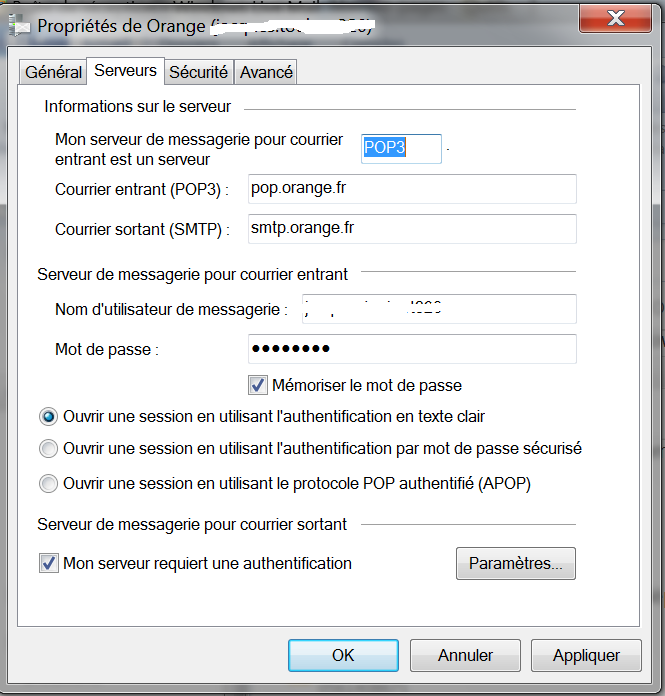 Résolu : Envoi impossible de mail avec Windows live Mail - Communauté Orange