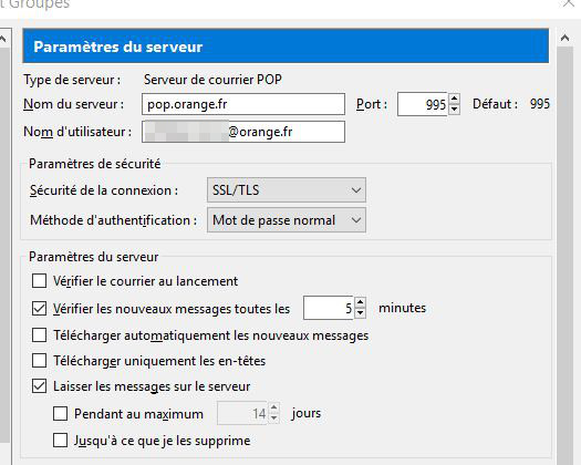 Mozilla Thunderbird 45.7.0] Problème envoi mail O... - Communauté Orange