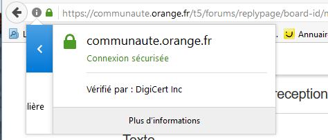 raccourci boite de reception orange - Communauté Orange