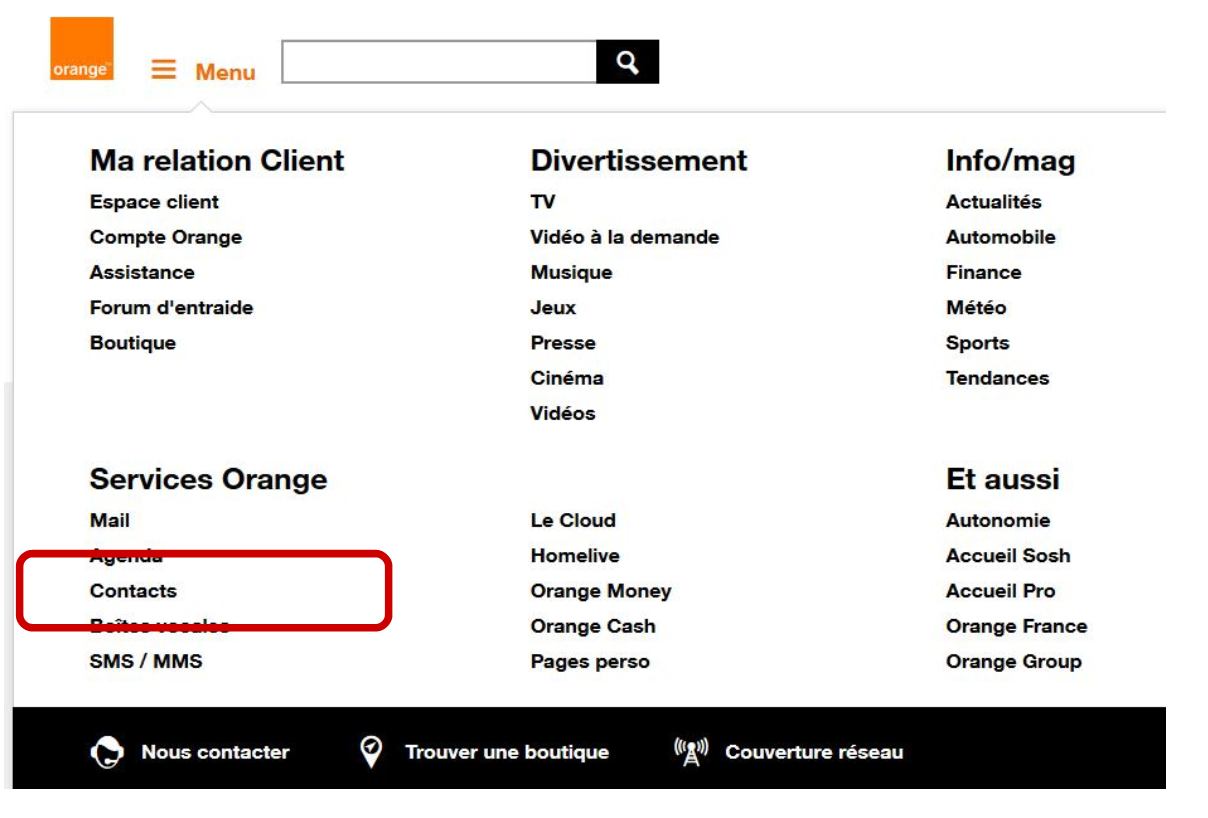 Comment Retrouver Ma Liste De Contacts Orange