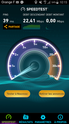 Test débit 4G