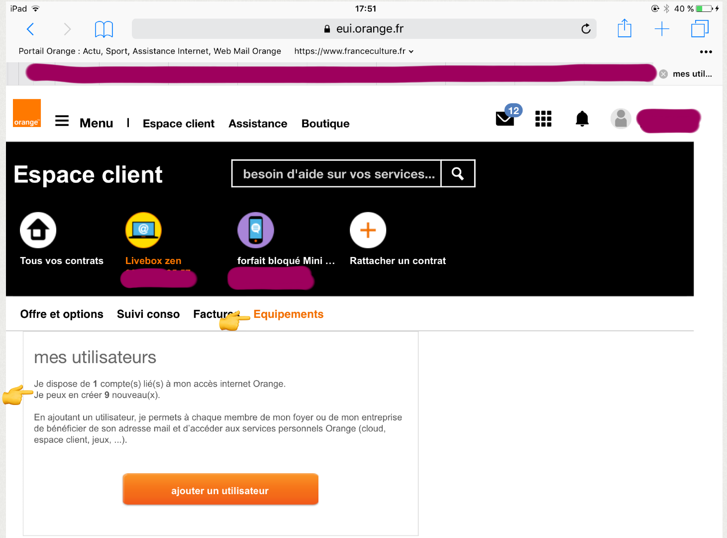 orange supprime mon adresse mail