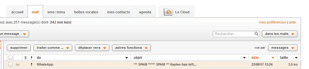 échec De La Connexion Depuis Le Serveur Imap.orange.fr
