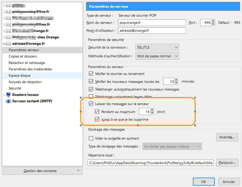 Gérer la rétention