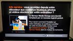 Message de la Livebox TV