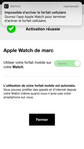 copie ecran apple watch