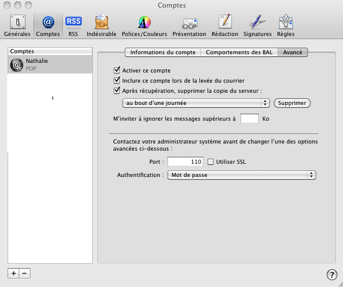 Smtp déconnecté avec Mail Mac OS X 10.11.3 - Communauté Orange