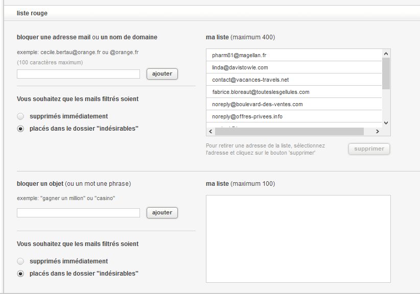 Spam se débarrasser de mails spam qui reviennent c... Communauté Orange