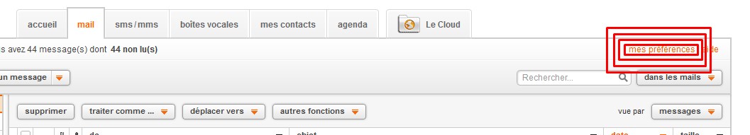 Boite De Réception Orange Lire Mes Mails