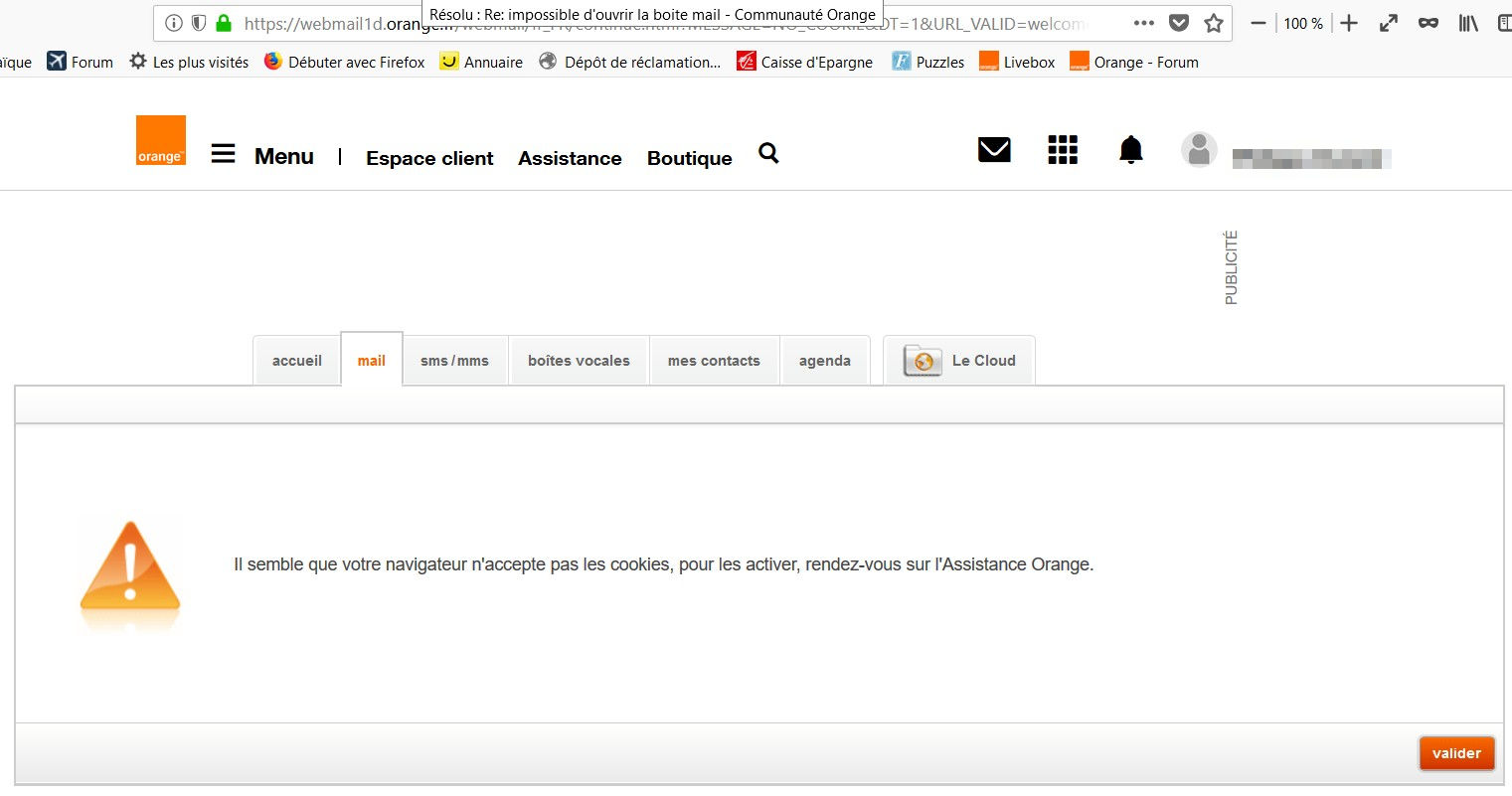 Changer d'utilisateur sur mon compte Communauté Orange
