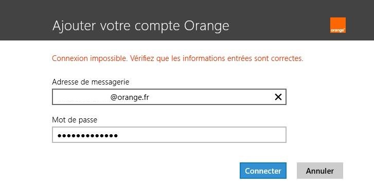probleme serveur POP3 Thunderbird - Communauté Orange