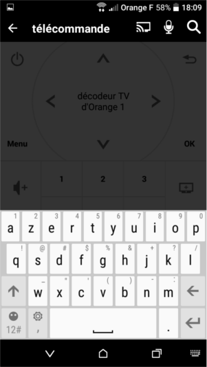 Clavier Virtuel Azerty sur l'application TV d'Oran... - Communauté Orange