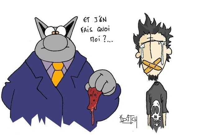 Je donne ma langue au chat !