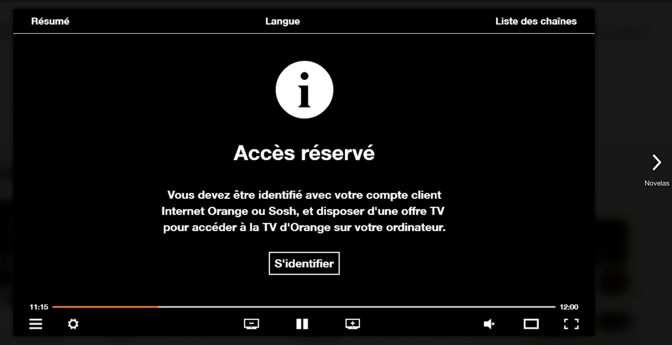 Résolu : Problème Accès TV d'Orange - Communauté Orange