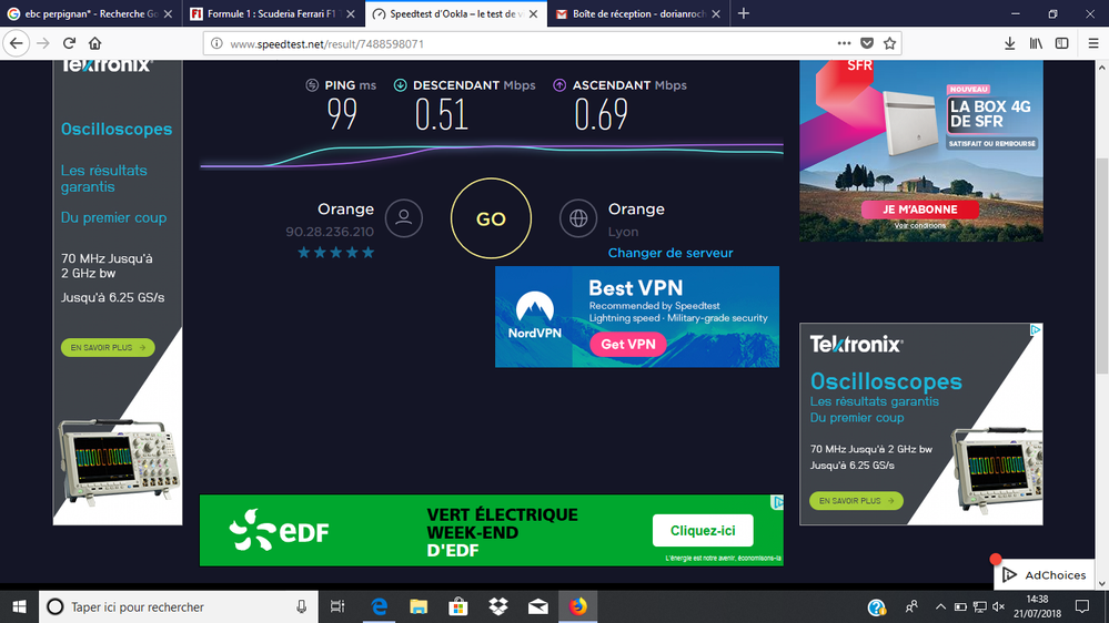 test en câble ethernet