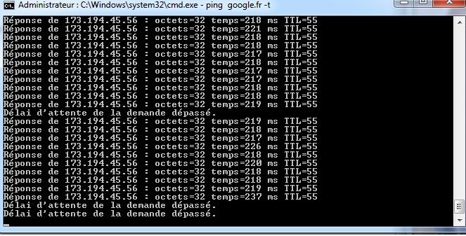 ping google.fr