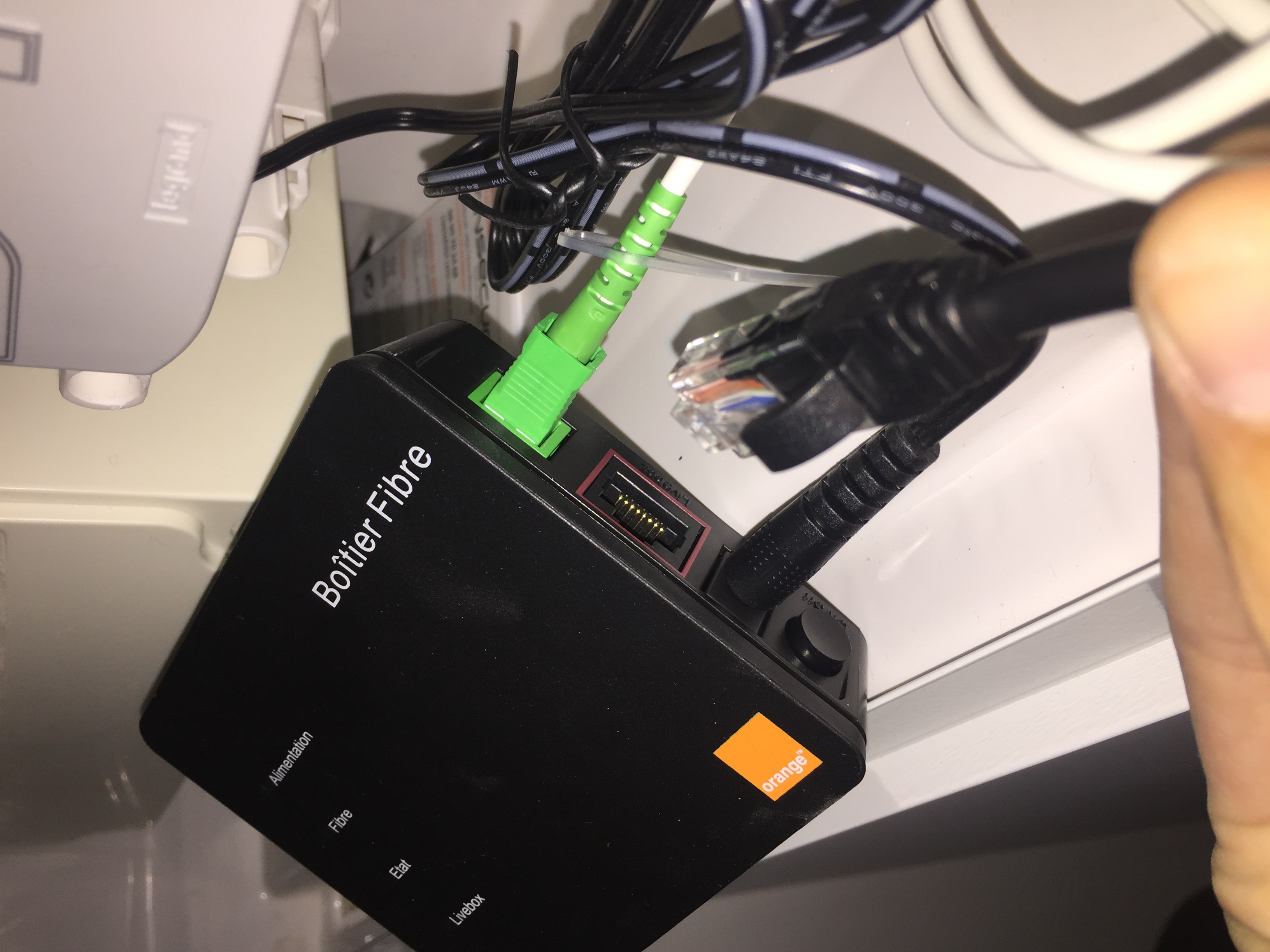 Livebox play fibre / DTI et RJ45 Communauté Orange
