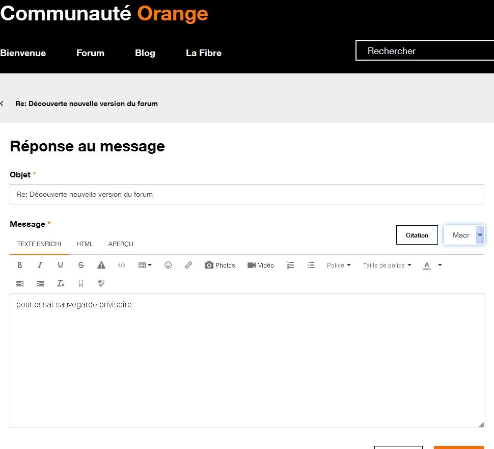 après le chargement