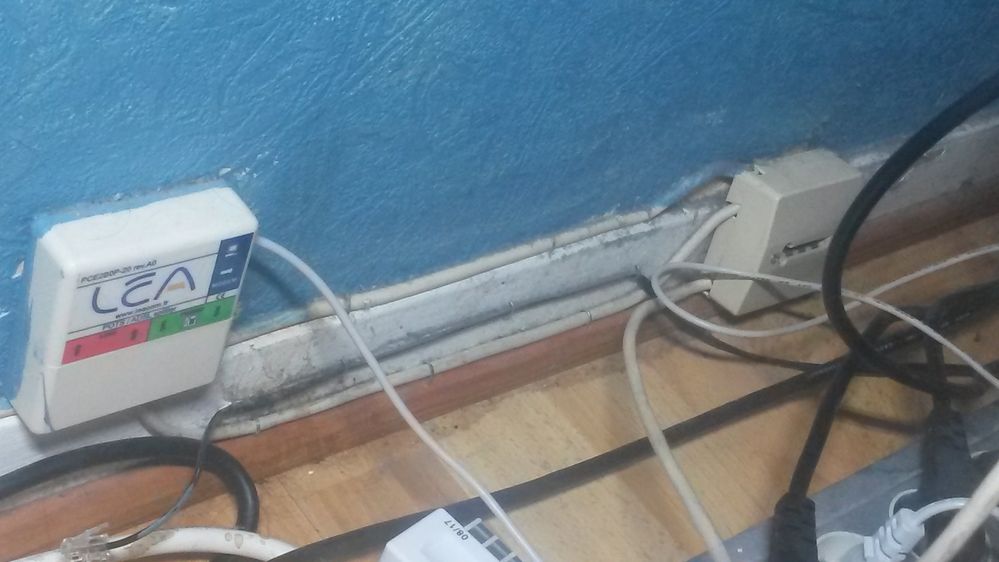 prise ou la box est relié