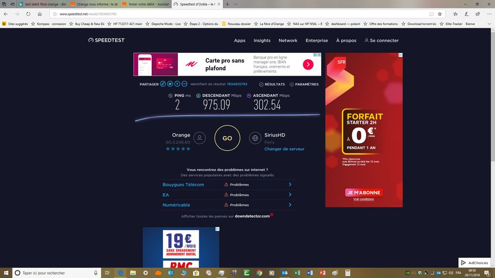 test avec edge sans charge de cpu