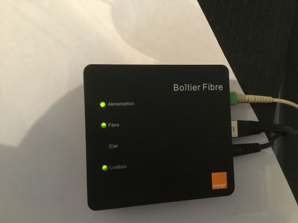 Boîtier fibre
