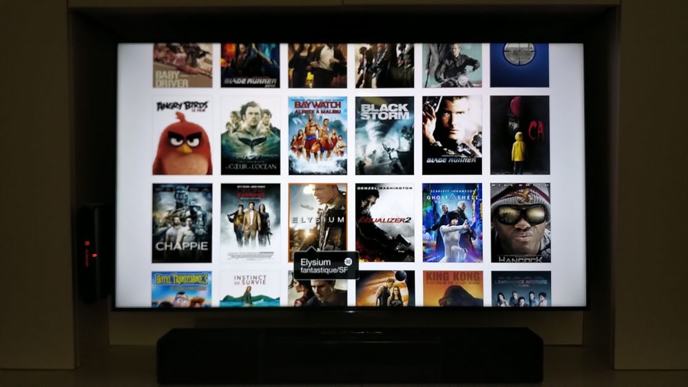 selection du film UHD Atmos