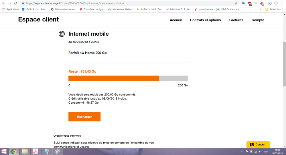consommation via internet