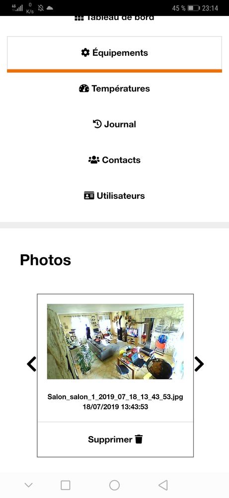 Rubrique équipements, comment agrandir ou voir les autres photos ?