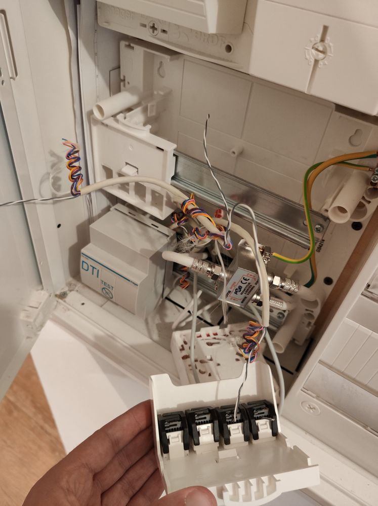 Câblage boitier de raccordement