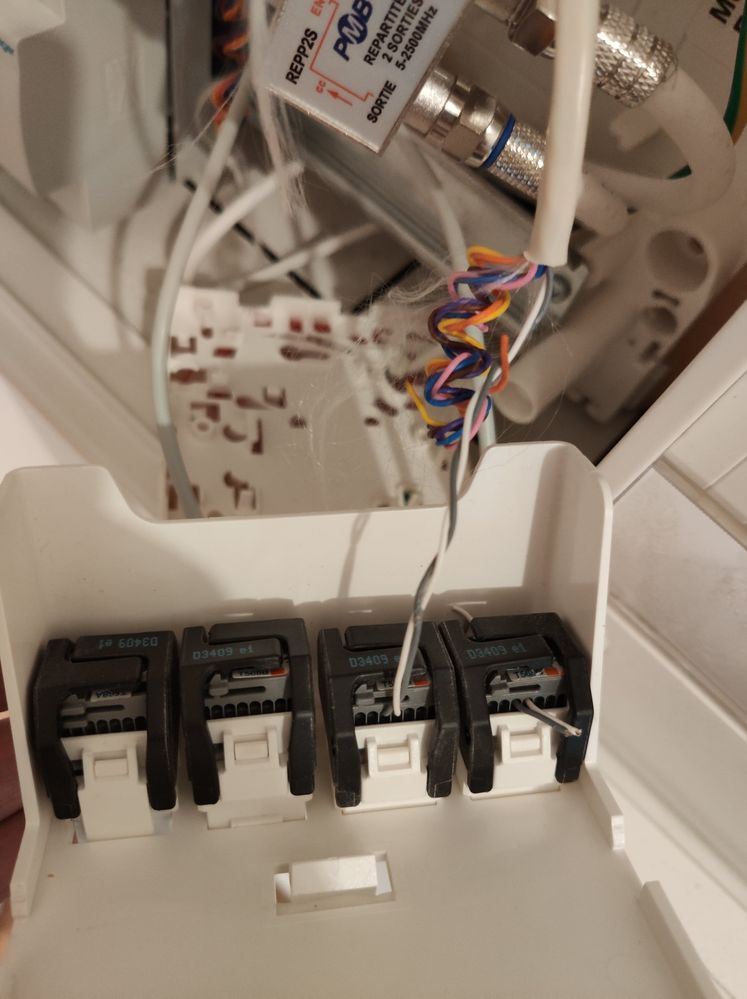 Câblage boitier de raccordement