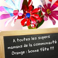 Orange Pic bonne fête maman