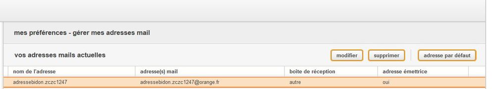 Sélectionner la ligne et cliquer sur modifier