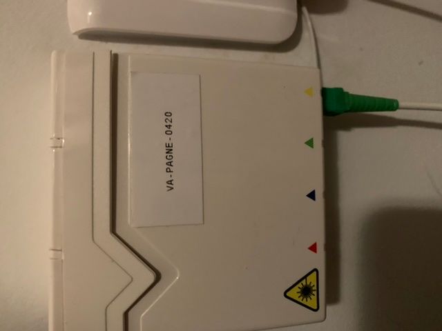 Une seule sortie en dessous